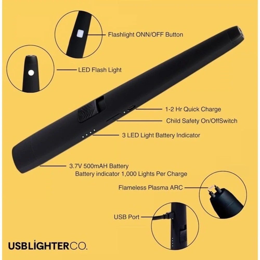 The Motli Light Terrazzo The USB Lighter Company Rechargeable